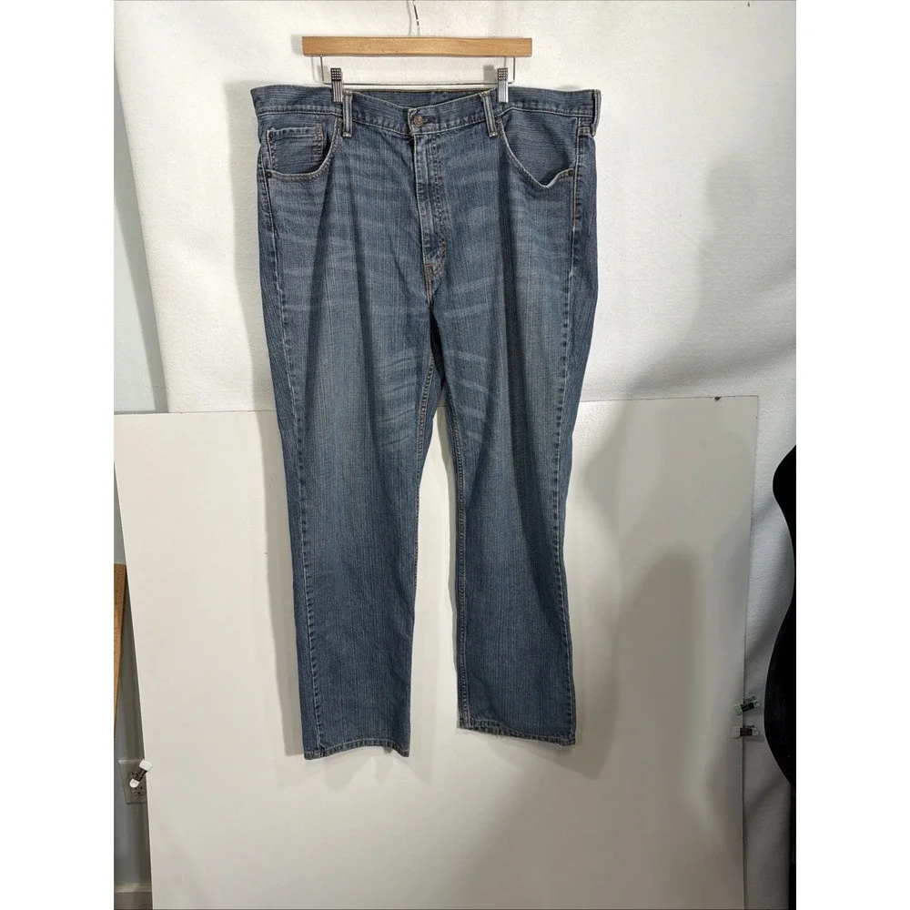 Levi's Men's 559 Relaxed Straight Flex‎ Fit Blue Jeans 44x36